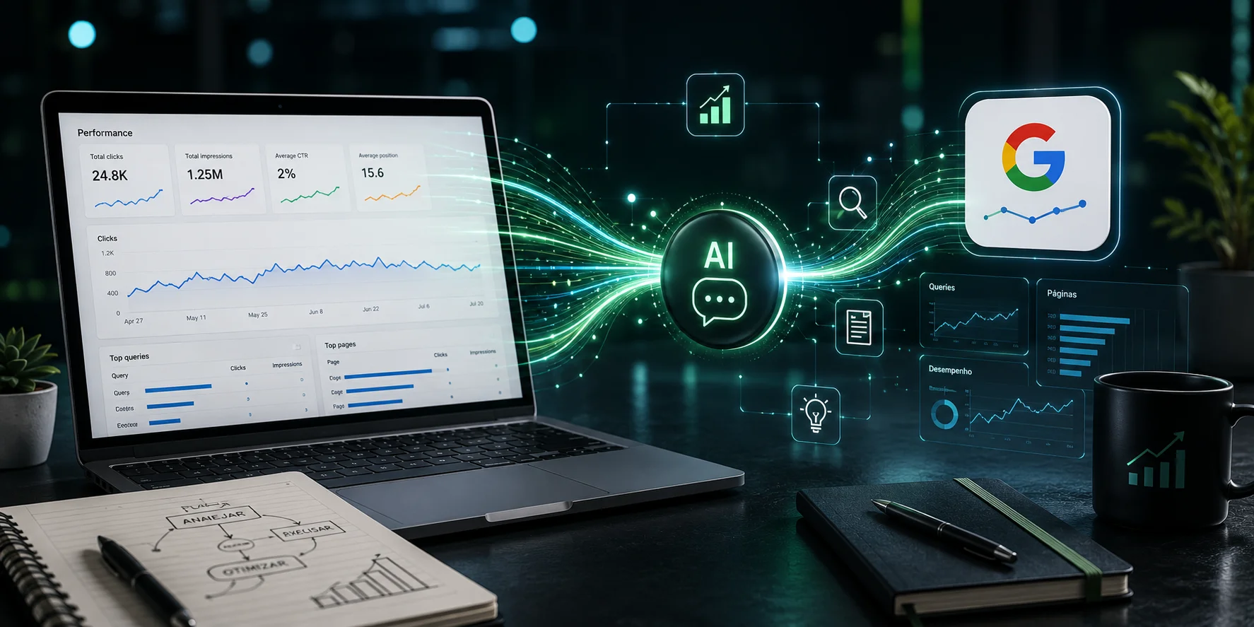 MCP para Google Search Console: como conectar sua IA aos dados reais do seu site