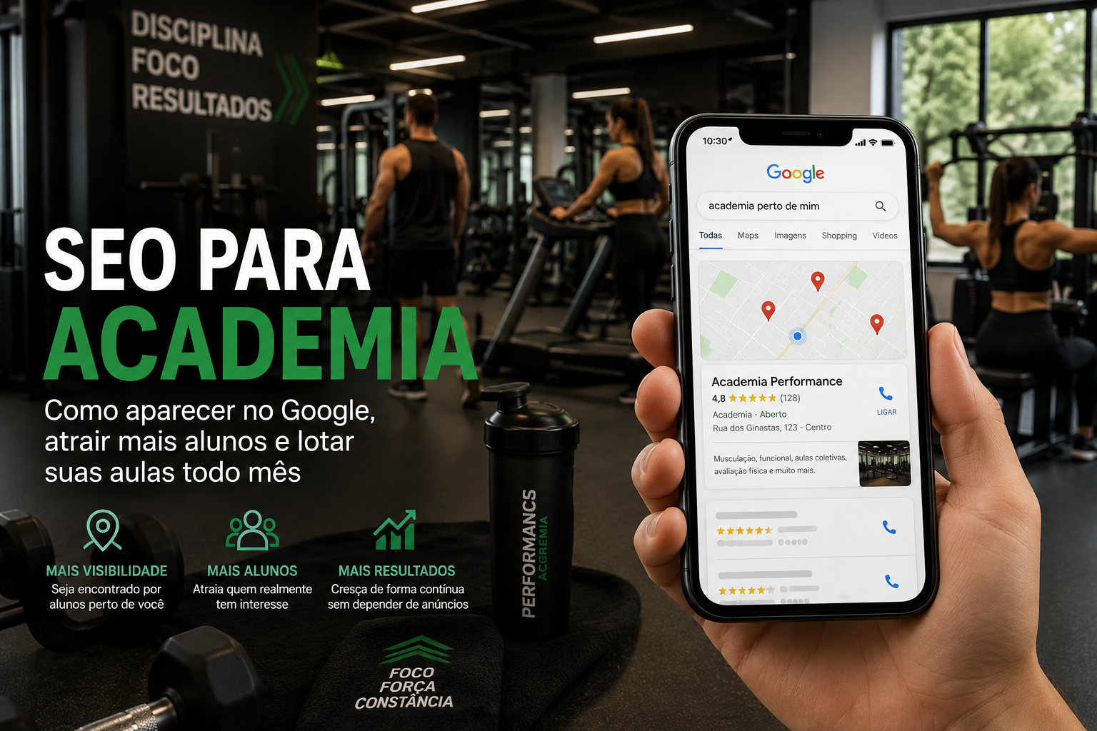 SEO para Academia: Lote a Agenda Sem Pagar por Anúncios